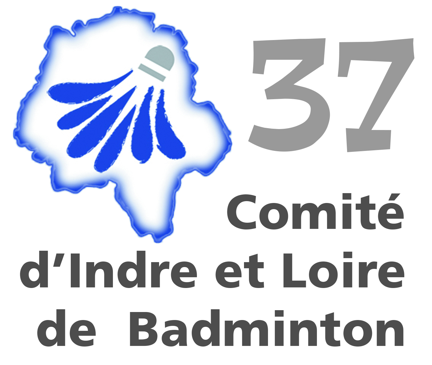 logo comité départemental badminton de l'Indre et Loire (37)