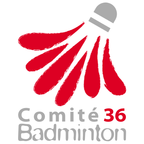 logo du comité départemental de badminton du 36